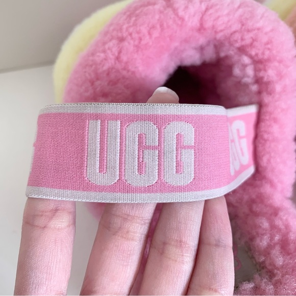 Ugg shearling pastel pink popsicle slides - Picture 13 of 16